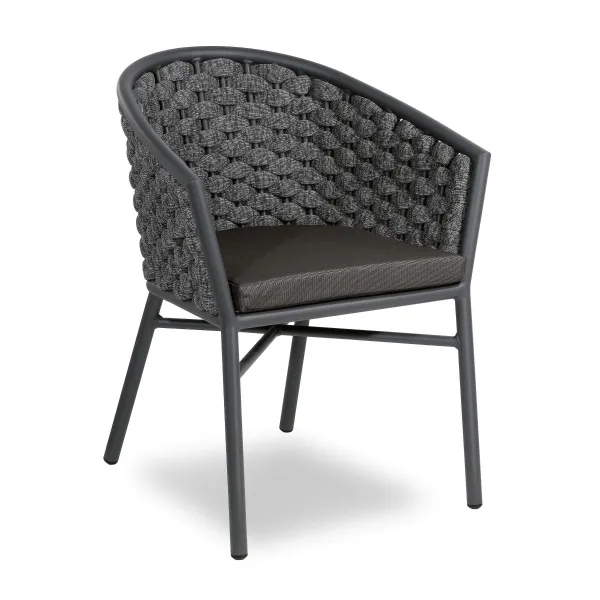 Outdoor furniture: Dub armchair anthracite/anthracite