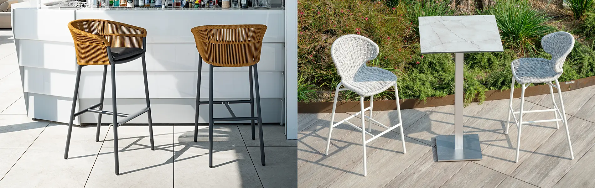 Outdoor bar stools