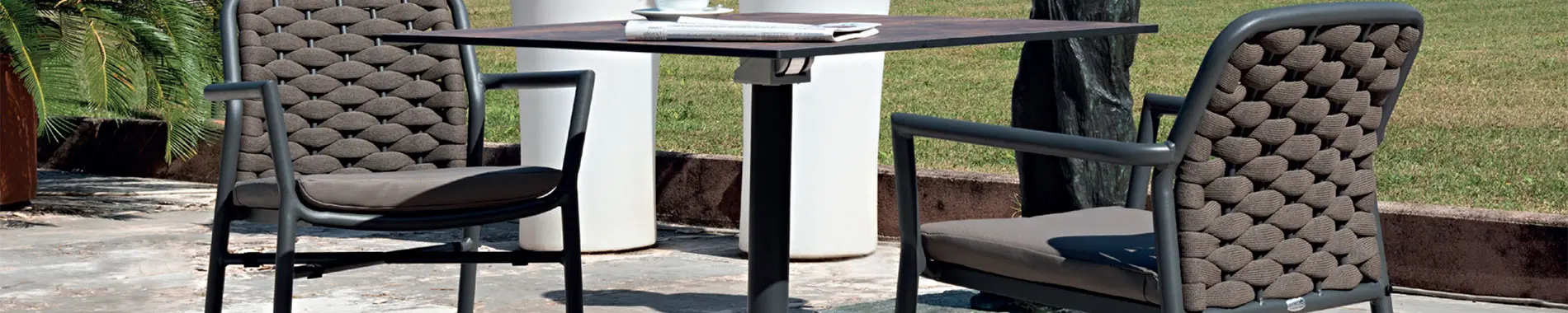 Outdoor furniture from the collection: Domino