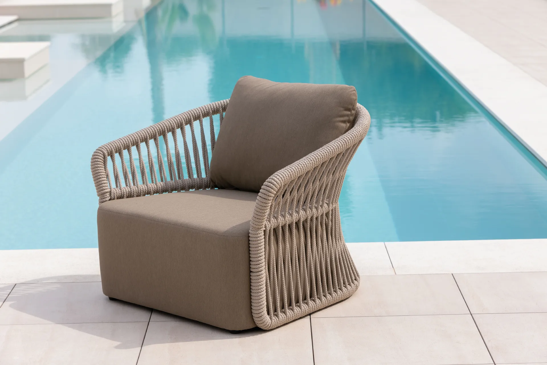 Method Lounge Armchair outdoor white/beige furniture 