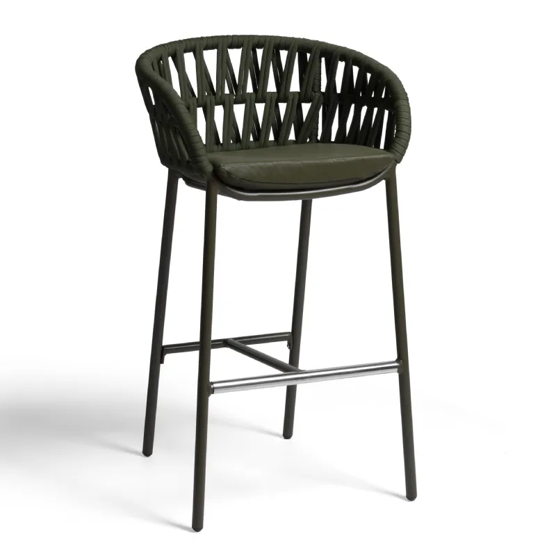 Manila barstool green (Bar stools)