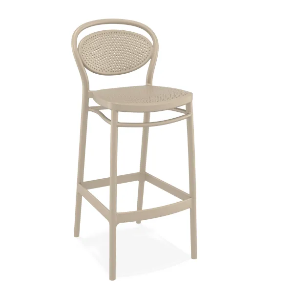 Marcel barstool taupe (Bar stools)