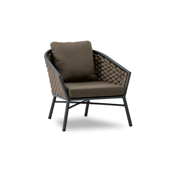 Dub Lounge Armchair anthracite/taupe (Lounge sets)