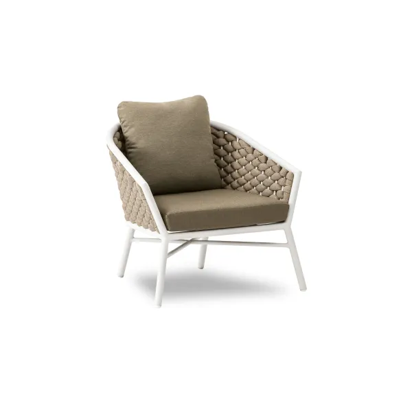 Dub Lounge Armchair white/beige (Lounge sets)