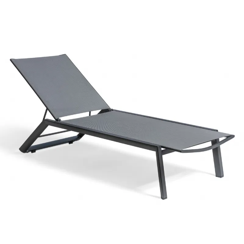 Dune Sunlounger anthracite (Sunloungers)