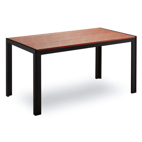 Bavaria table 150x80 anthracite teak (Tables and coffee tables)