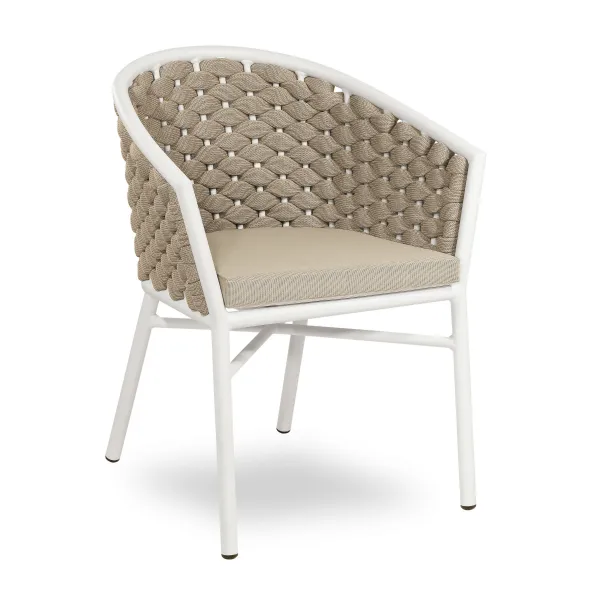 Dub armchair white/beige (Chairs and armchairs)
