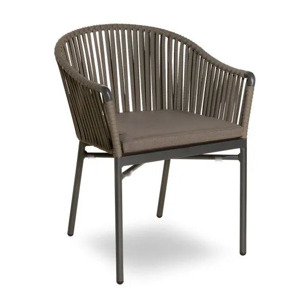 Karin armchair anthracite (Chairs and armchairs)