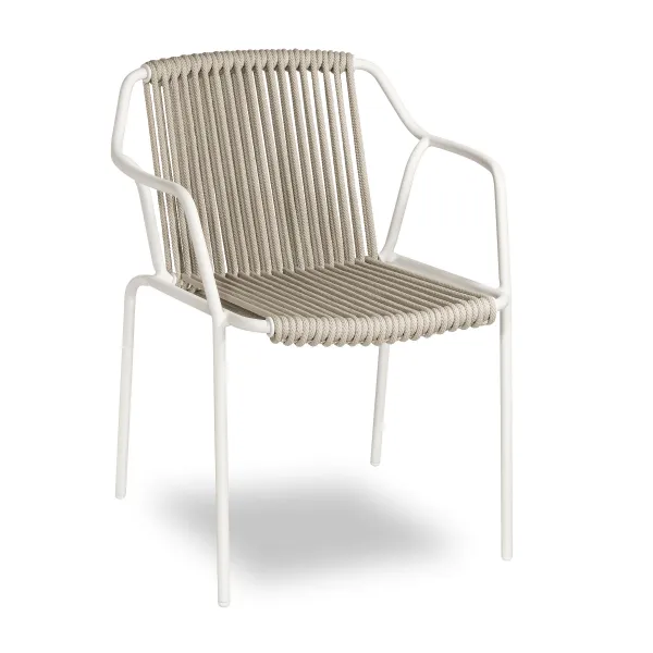 Easy armchair white / beige 
