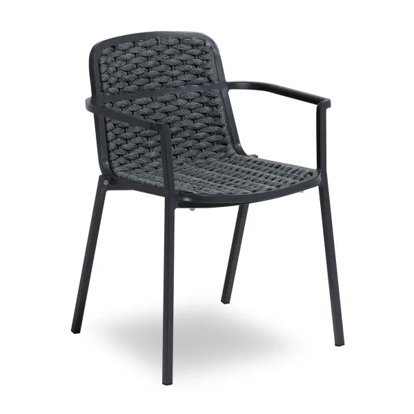 Alessia armchair anthracite (Chairs and armchairs)
