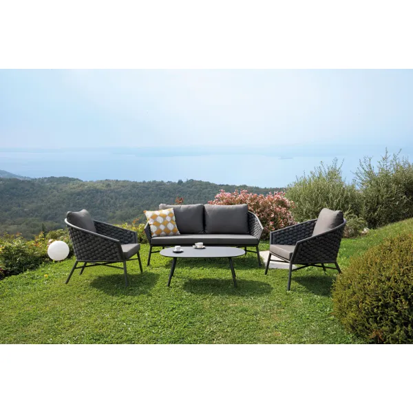 Dub 2 seater Sofa anthracite/anthracite (Lounge sets)